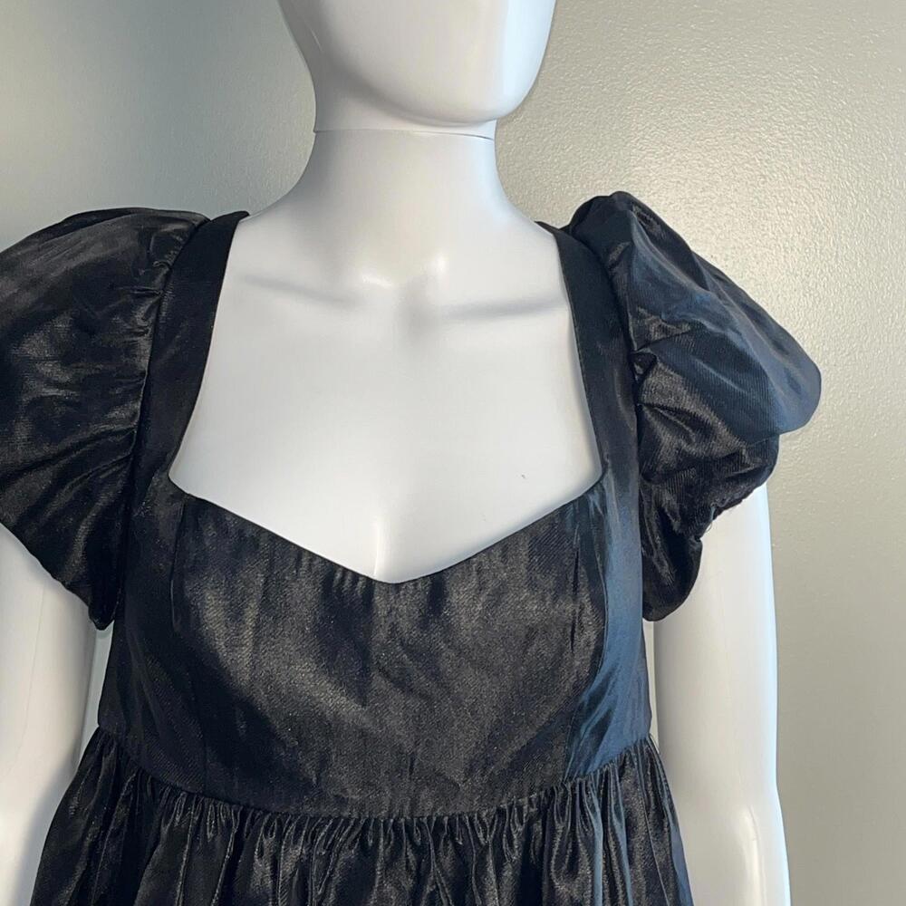 New Free People Vita Dress Size 10 Black MSRP: $200 - Picture 2 of 6